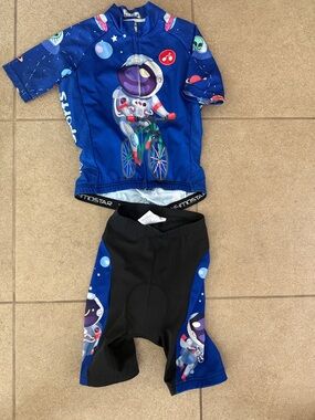 Unbranded Kids Blue Space Astronaut Matching Set